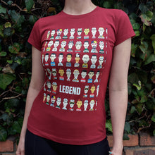 Cargar imagen en el visor de la galería, LEGEND Women's T-Shirt by Rich Mitch (Vinotinto)