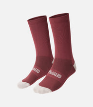 Cargar imagen en el visor de la galería, PEdALED Mirai Logo Socks - Sun Dried Tomato