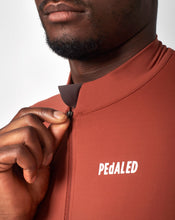 Cargar imagen en el visor de la galería, PEdALED Essential Long Sleeve Jersey - Burnt Henna