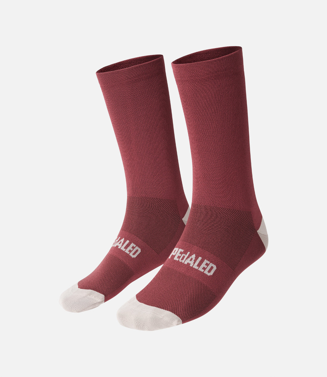 PEdALED Mirai Logo Socks - Sun Dried Tomato