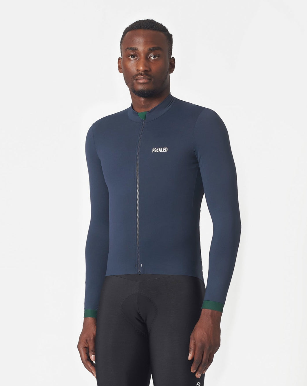 PEdALED Essential Long Sleeve Jersey - Total Eclipse