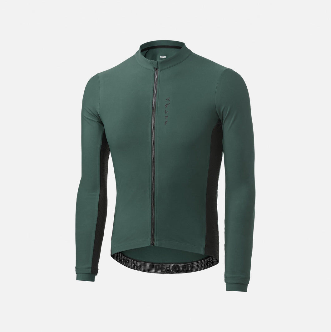 PEdALED Mirai Long Sleeve Jersey - Forest Green